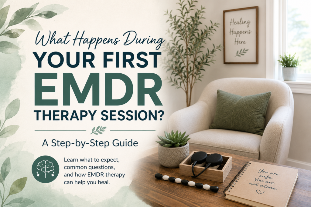 What happens during your first EMDR therapy session